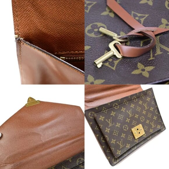 LOUIS VUITTON Monceau 28 2Way Shoulder Hand Bag Monogram Leather - Picture 10 of 16
